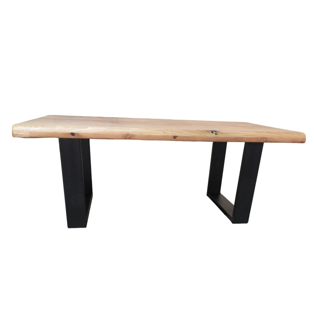 Tavolino da caffè CONNECT - gamba a U 80x20