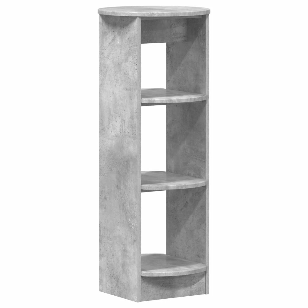 Mobile laterale Grigio Cemento 40 x 40 x 100 cm 899846