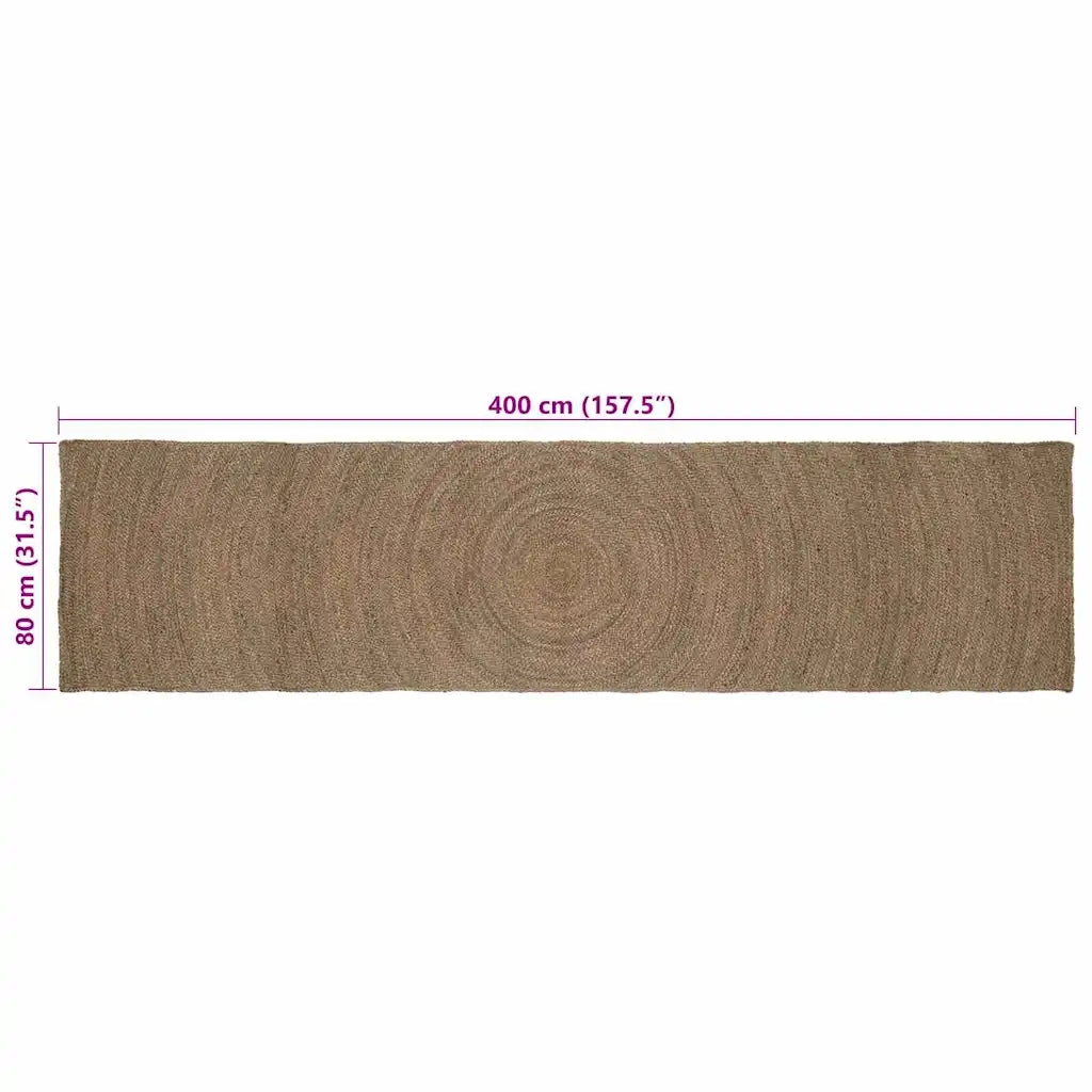 Tappeti per area Grigio 80 x 400 cm Juta 42010538