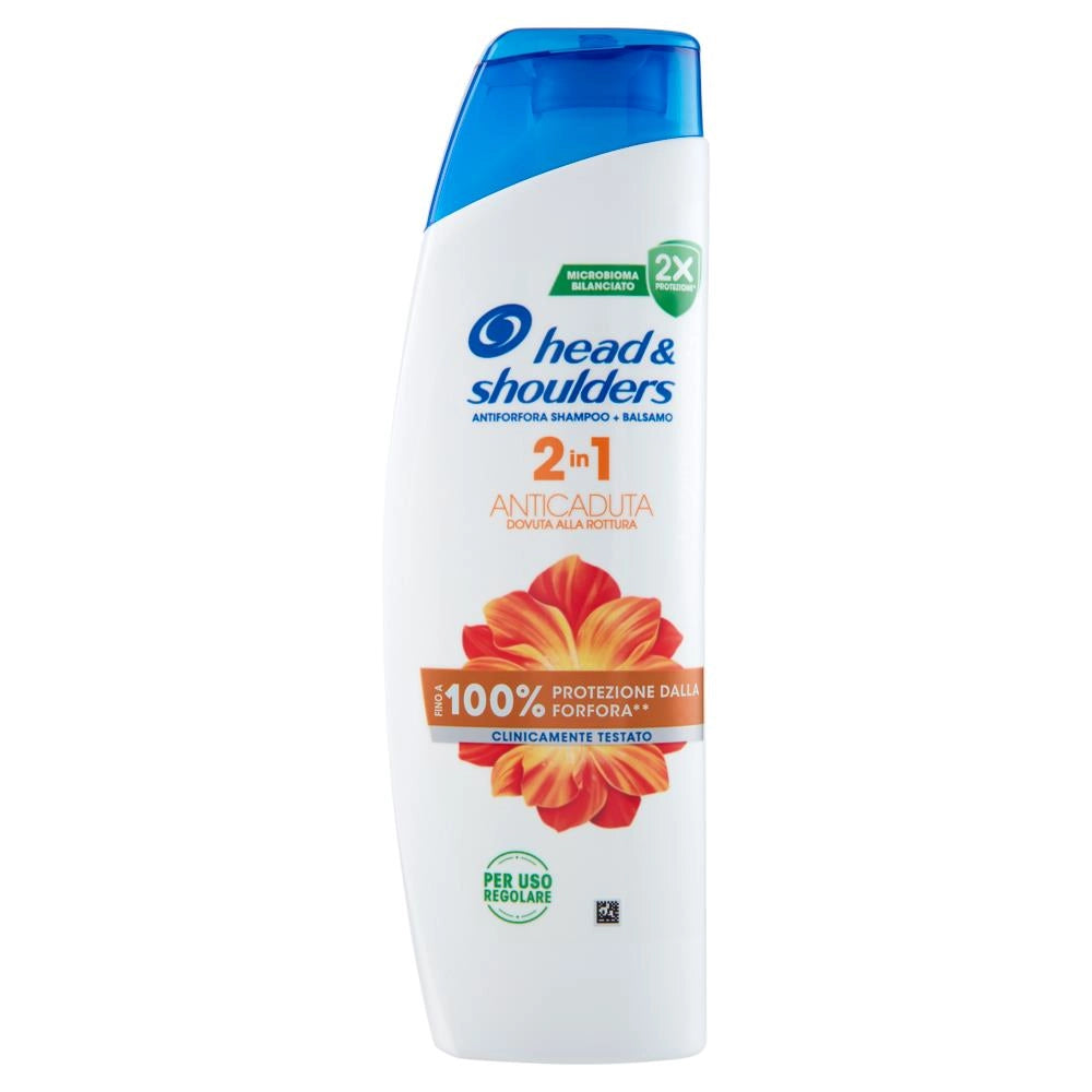 SET 6 HEAD & SHOULDERS ANTIFORFORA SHAMPOO + BALSAMO 2IN1 ANTICADUTA 250 ML