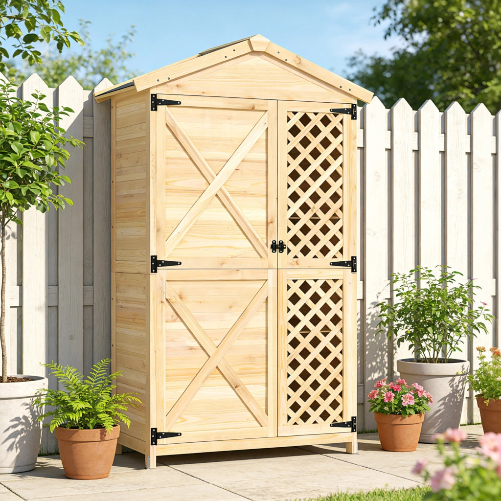 Armadio Esterno Giardino ¨C Minimal ¨C Bianco