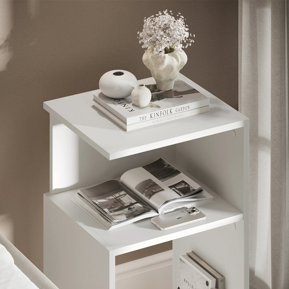 Vicco Comodino camera da letto Bianco 40 x 65.3 cm