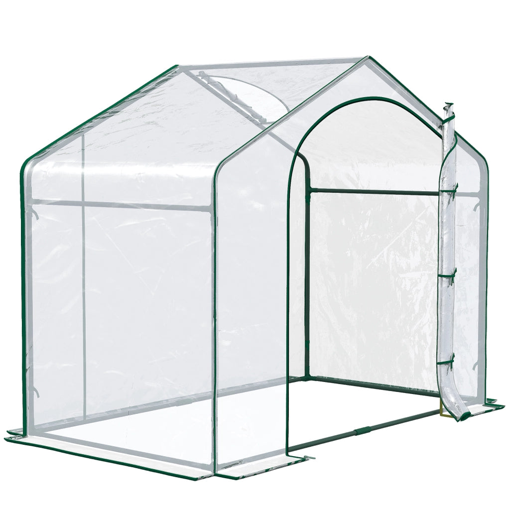 Serra da Giardino ¨C zephmum ¨C Plastica e Acciaio 180x100x152 cm Trasparente
