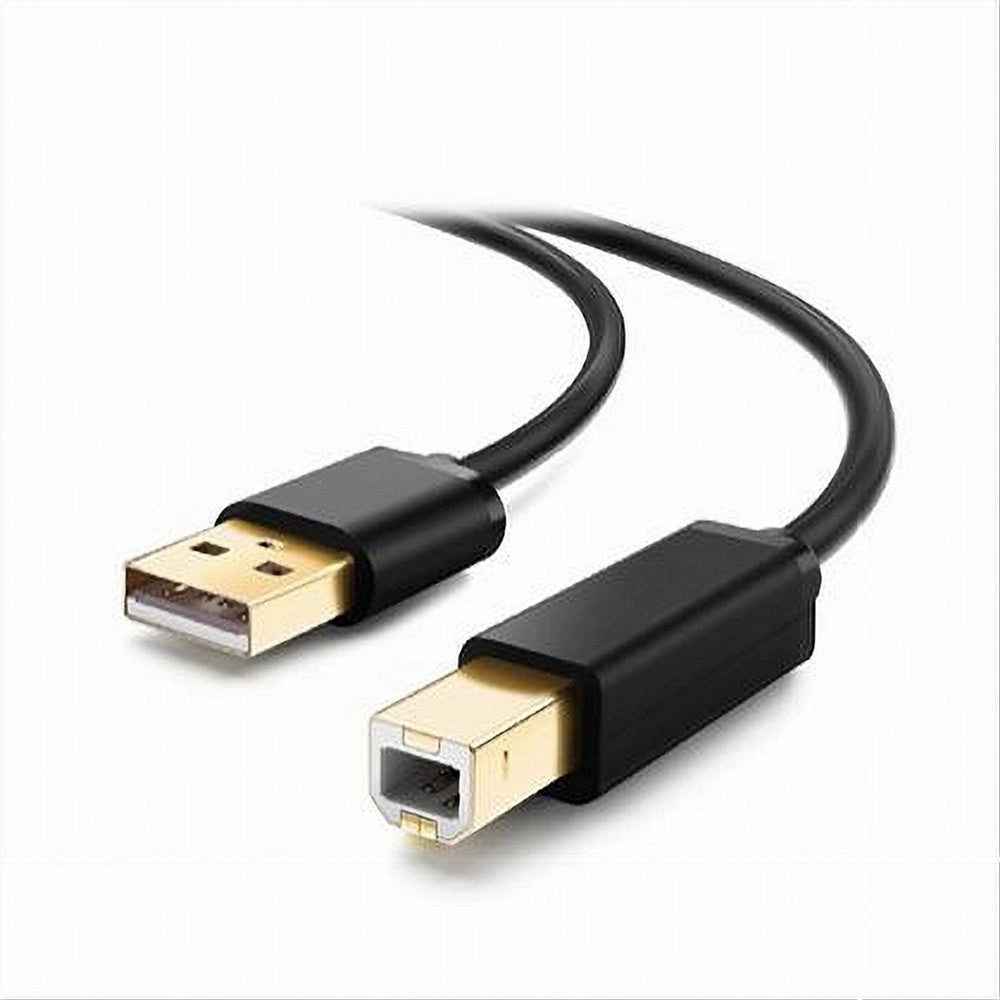 Trade Shop - Cavo F-bm11 Cavetto Per Stampante Bm2.0 Usb Da 3mt Compatibile Notebook Desktop -