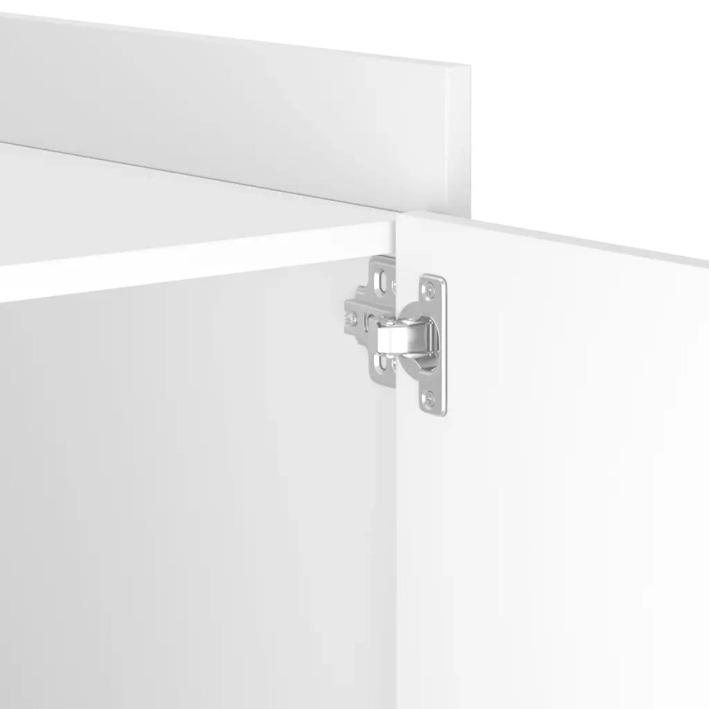 Comodino Bianco 45x50x50 cm in Truciolato 848297
