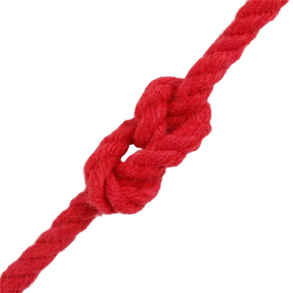 Spago di Cotone 10 pz 2 mm 100 m Rosso 100% Cotone 42011892