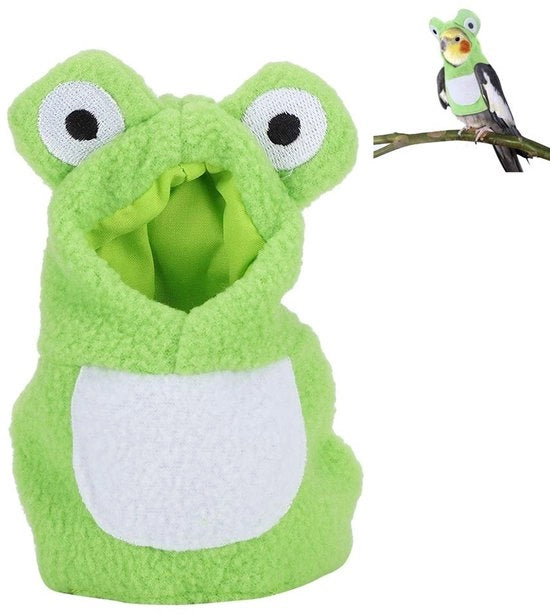 Costumi per uccelli - Abbigliamento divertente per animali - Set di abbigliamento per uccelli per festività - Costumi per uccelli cosplay per pappagalli (L)