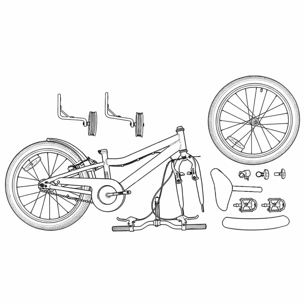 Bicicletta per Bambini | Bici per bambini 14 Pollici per bambini da 3 a 5 anni