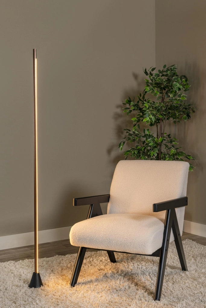 Lampada da terra EQUINOX LED 26W marrone Lucide