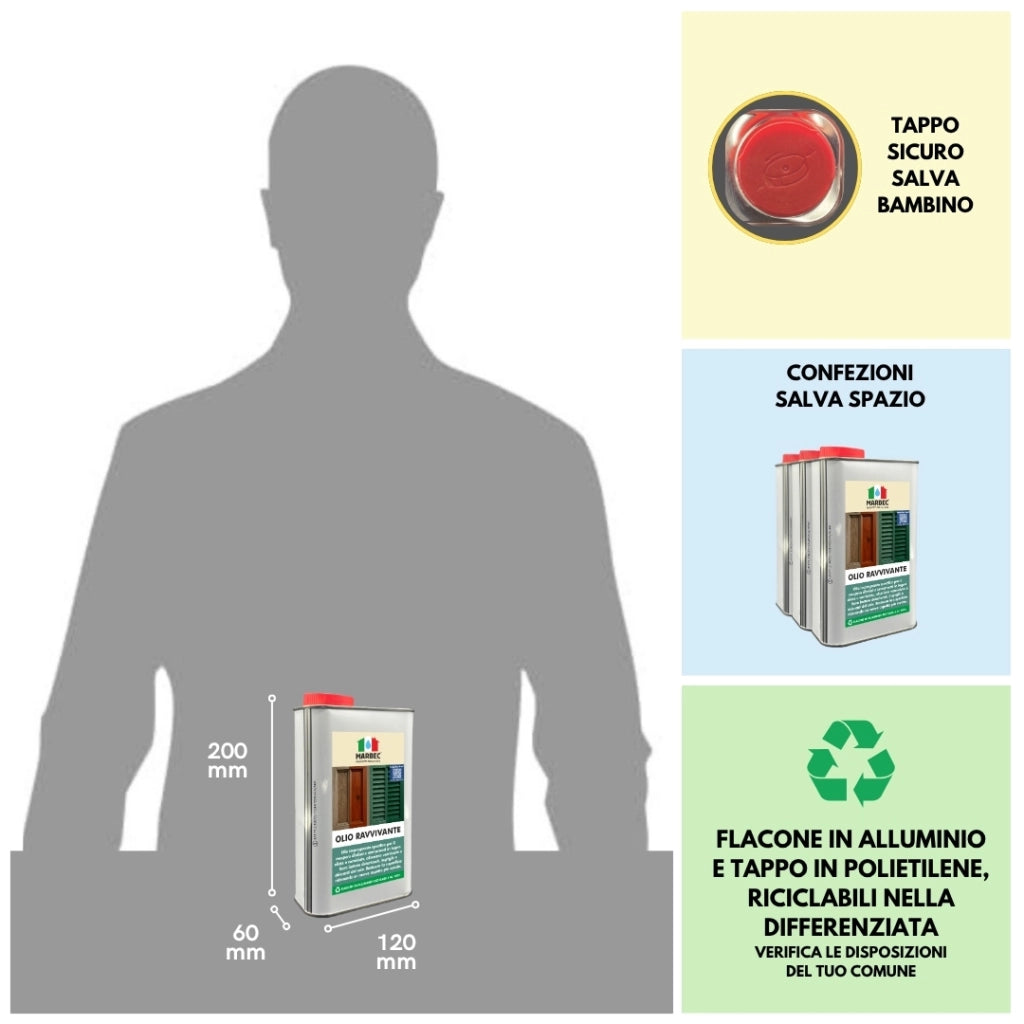 Olio Ravvivante 1LT + Panno microfibra