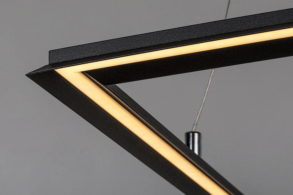 Lampada a sospensione LED 48W nera geometrica Sidona Rabalux