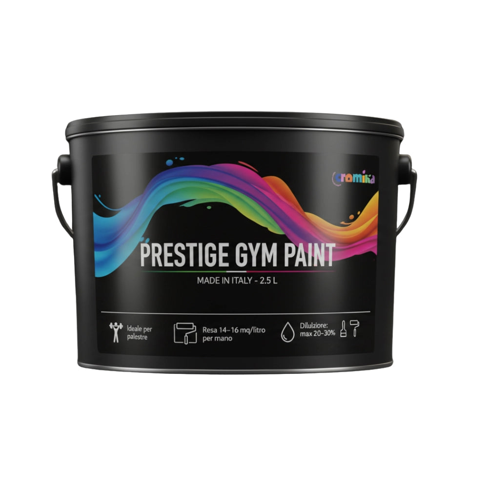 Pittura murale prestige gym paint blu profondo per palestre *** formato 2.5 lt, confezione 1