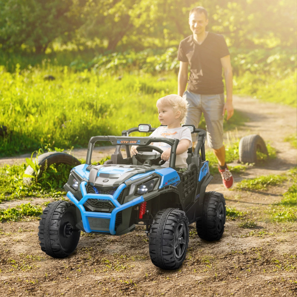 Macchina Elettrica per Bambini 24V 2 Posti ¨C Xylo ¨C Blu con Telecomando 3 Velocit¨¤ 3-8 Anni