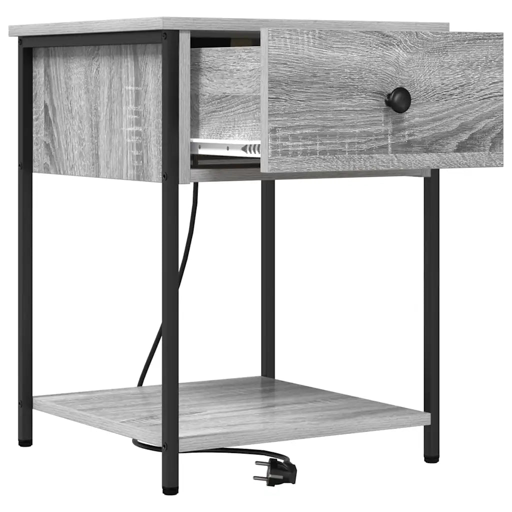 Armadio da Notte 2 pcs Grigio Sonoma 42 x 41 x 56 cm 859427