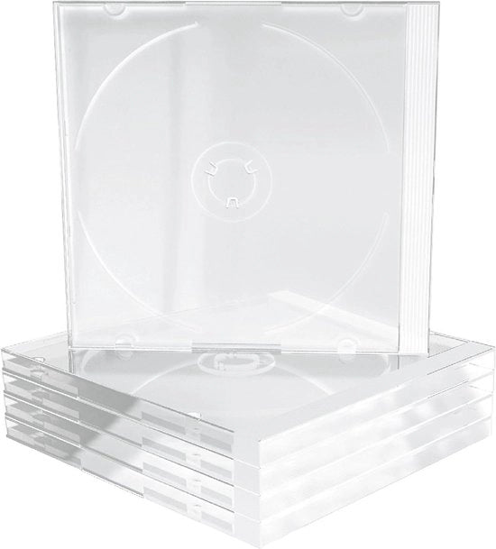 Hoes per disco 1 disco lato trasparente 104 mm con scatola