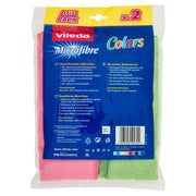 VILEDA SET 2 PANNI PER PAVIMENTI IN MICROFIBRA 40 X 50 CM