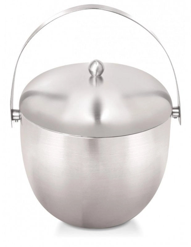 Secchiello per ghiaccio in acciaio inossidabile Kinghoff KH-1492 con coperchio e maniglia