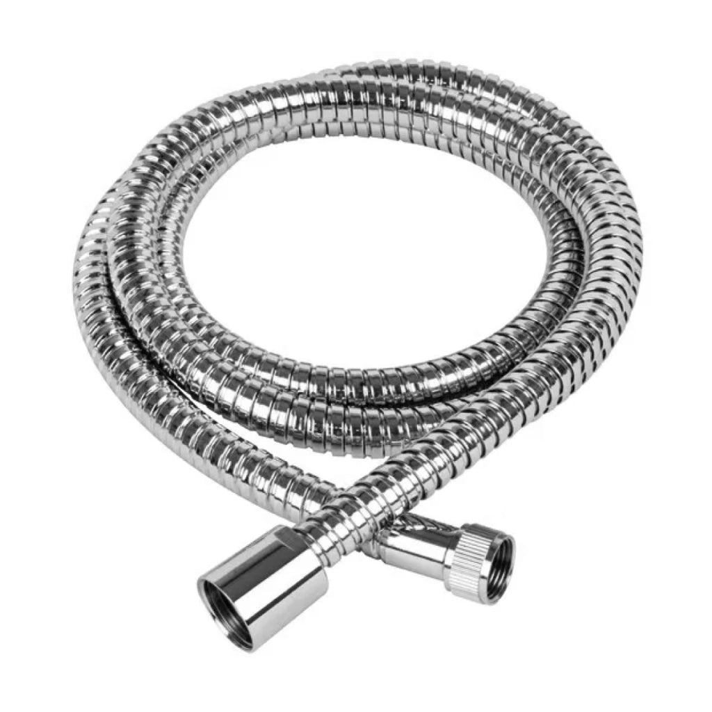 LACCIO DOCCIA FLESSIBILE IN ACCIAIO INOX CON DOPPIO ATTACCO RIDOTTO F3/8  F1/2 CM 150   IL FLESSIBILE