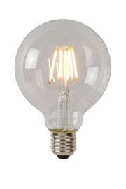 Lampadina LED filamento sfera trasparente E27 7W Lucide
