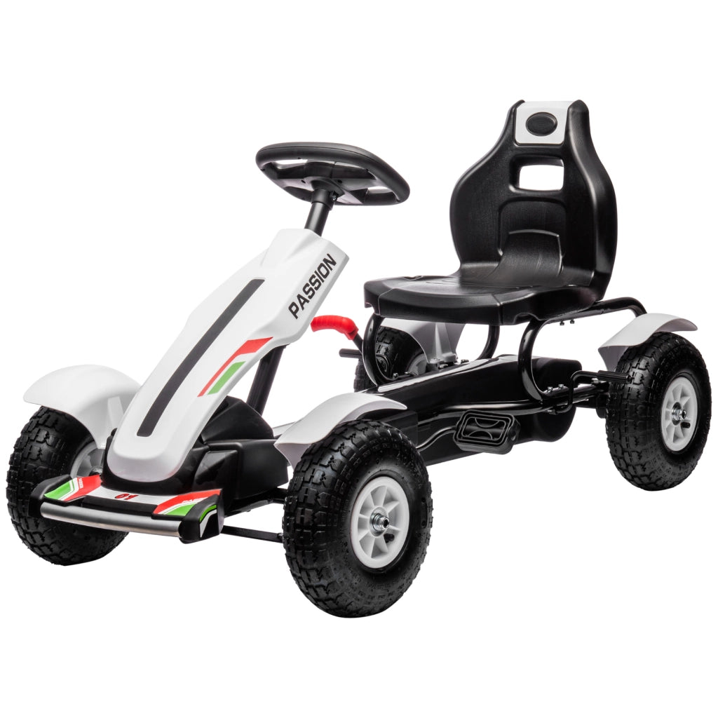 Go Kart a Pedali per Bambini ¨C Minimal ¨C Plastica e Metallo, 121x58x61 cm