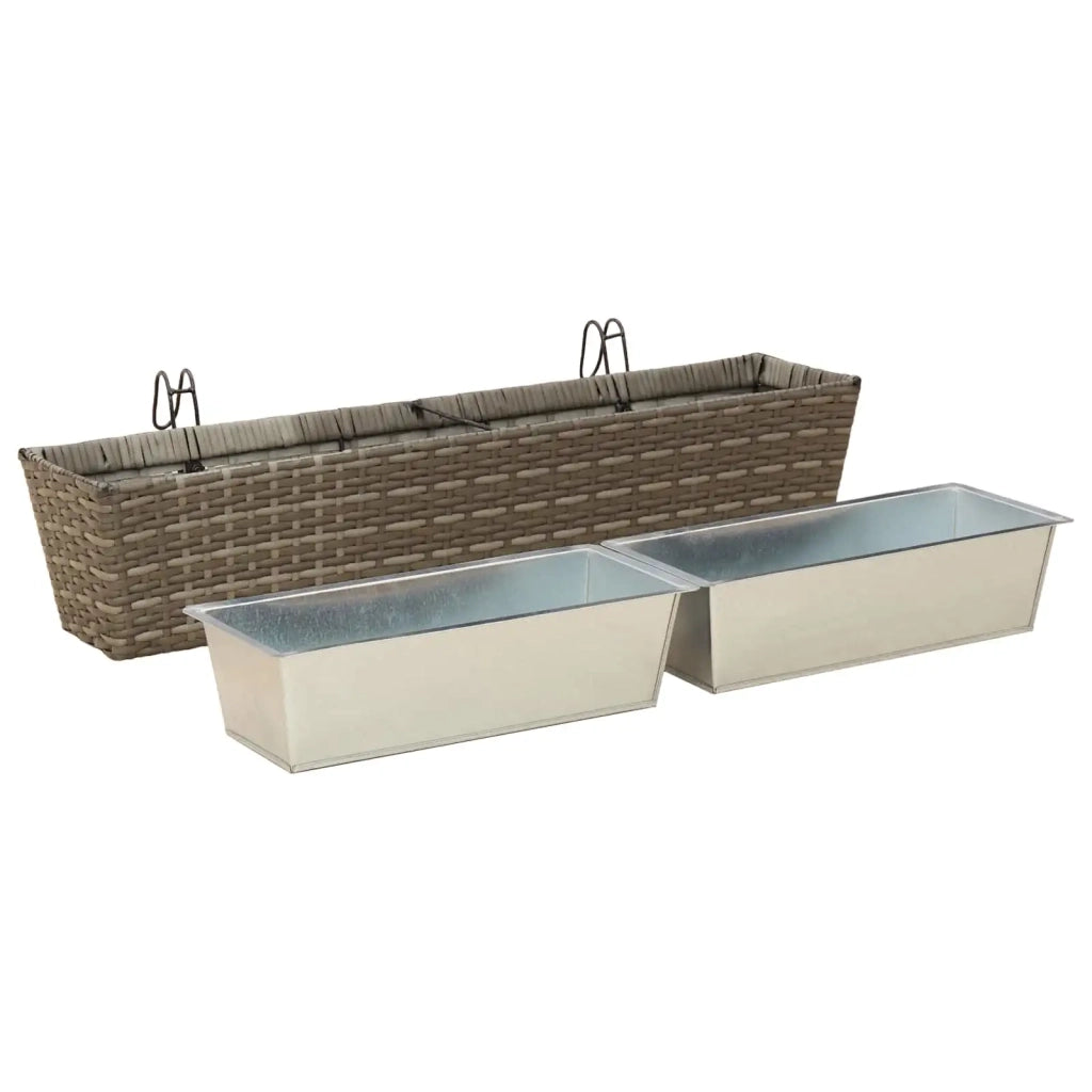 Ringhiera 2 pcs 80 x 17 x 17 cm Metallo 42026970