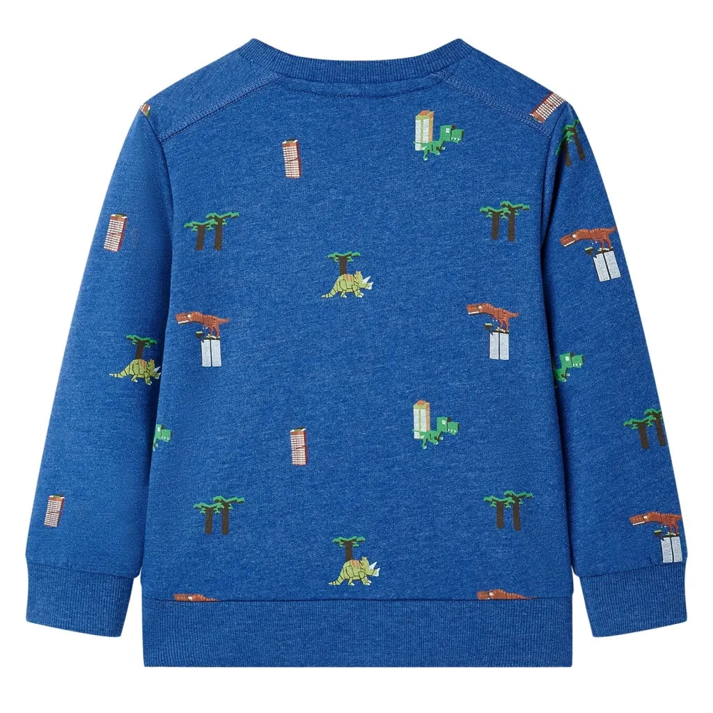 Felpa da Bambino Blu Scuro M¨¦lange 140