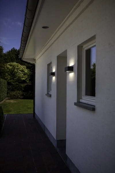 Applique esterno LED 20W Gemini nero Lutec 5189112012