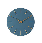 Orologio da Parete  Ø40x5 cm in Legno TimeLine Blu