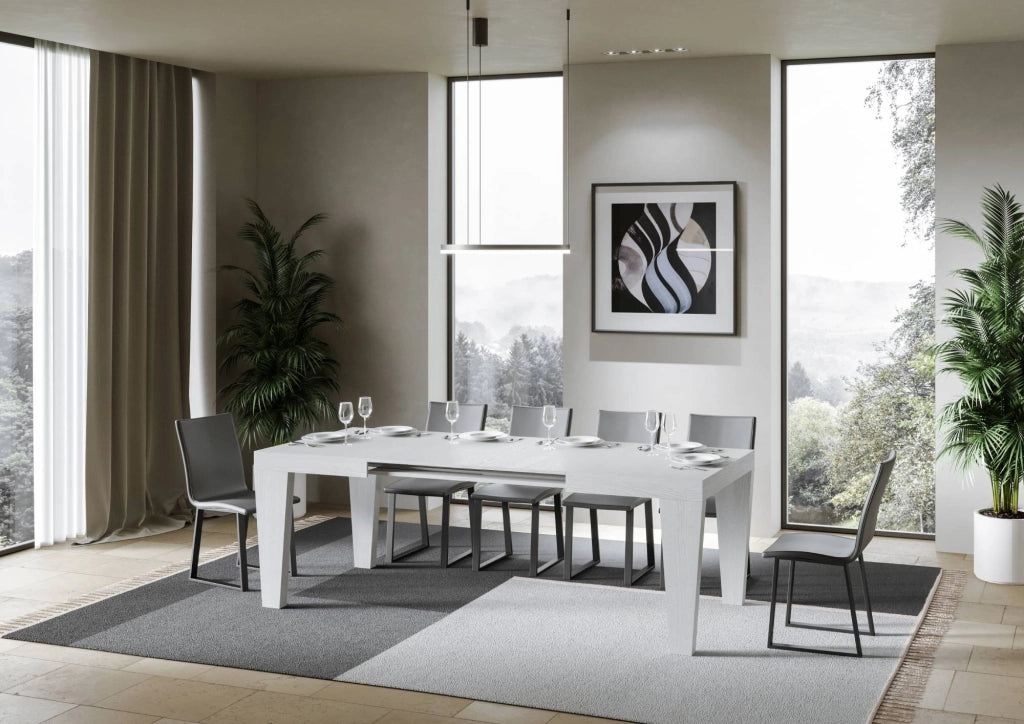 Tavolo allungabile 120/380x90 cm Spimbo cemento