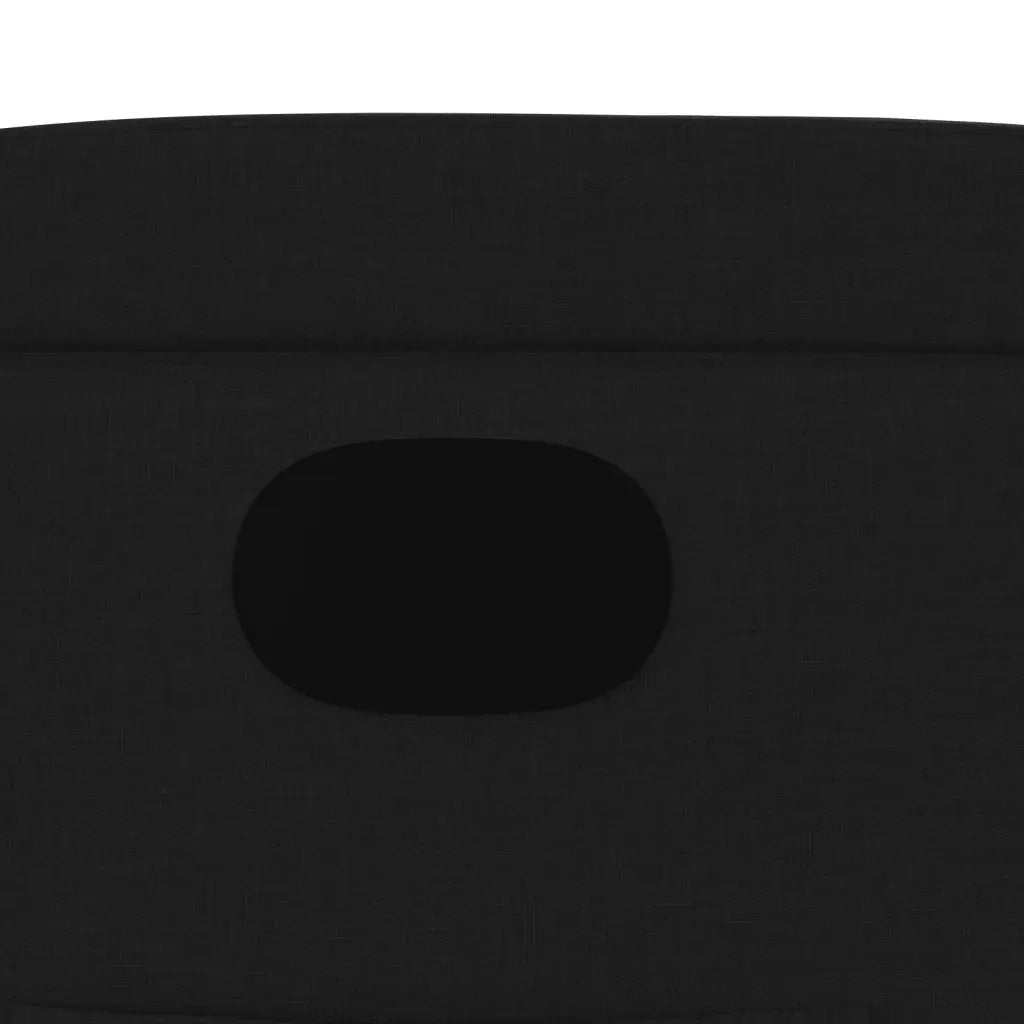 Poltrona Reclinabile in Tessuto Nero 372367