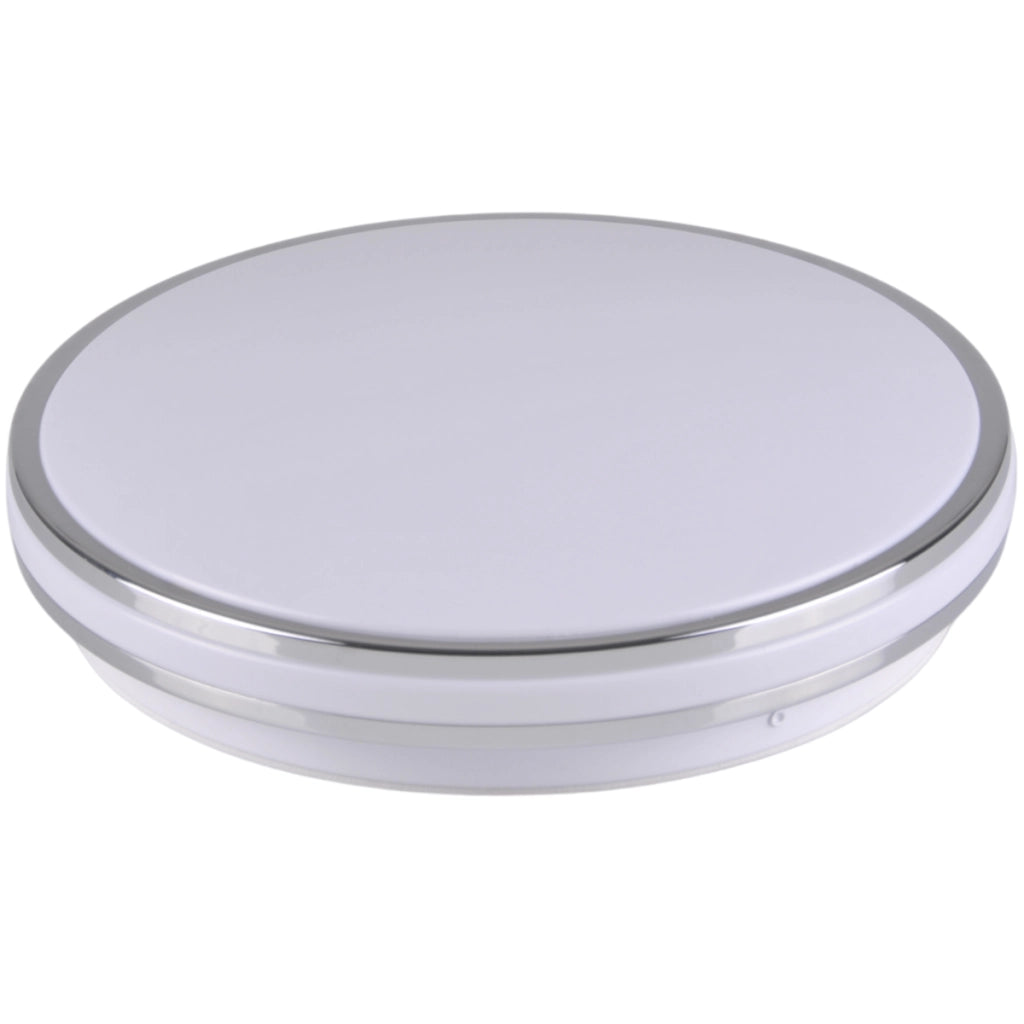 Plafoniera LED Polux Orbit 38cm 24W 4000K cromo bianco