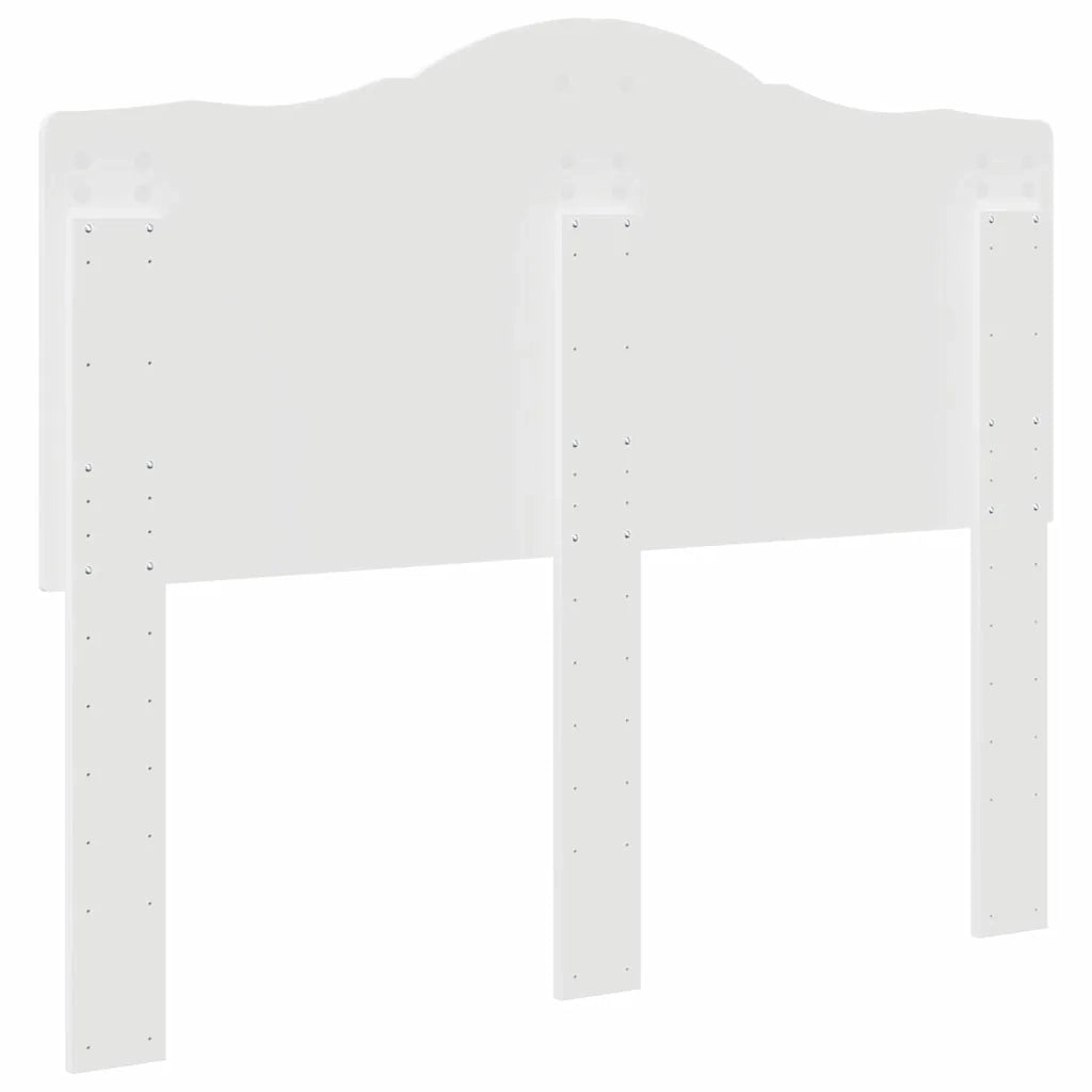 Testiera-Testata-Testiera Decorativa Bianco 135 cm Legno multistrato 172471