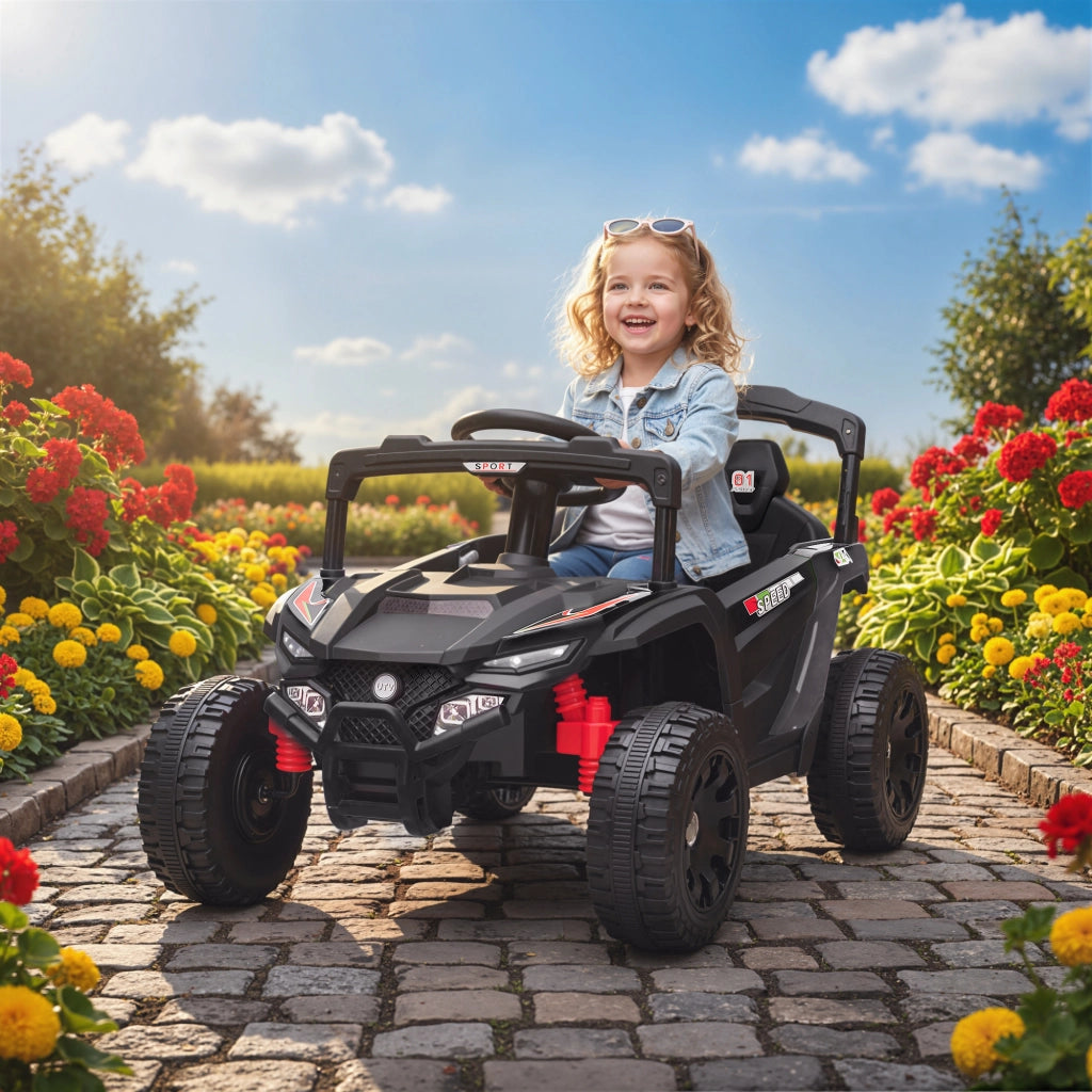 Auto Bambini Elettrica 12V ¨C zephmum ¨C Nero