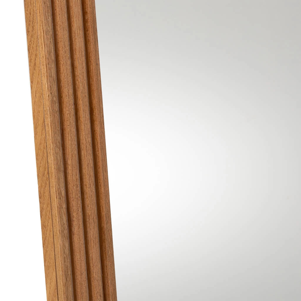 Specchio in legno marrone 60x3x90