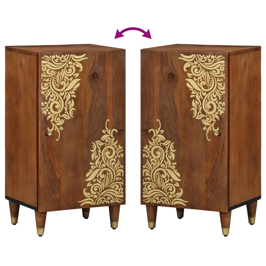 Credenza Marrone 40 x 33 x 75 cm Legno di mango massello 4018760
