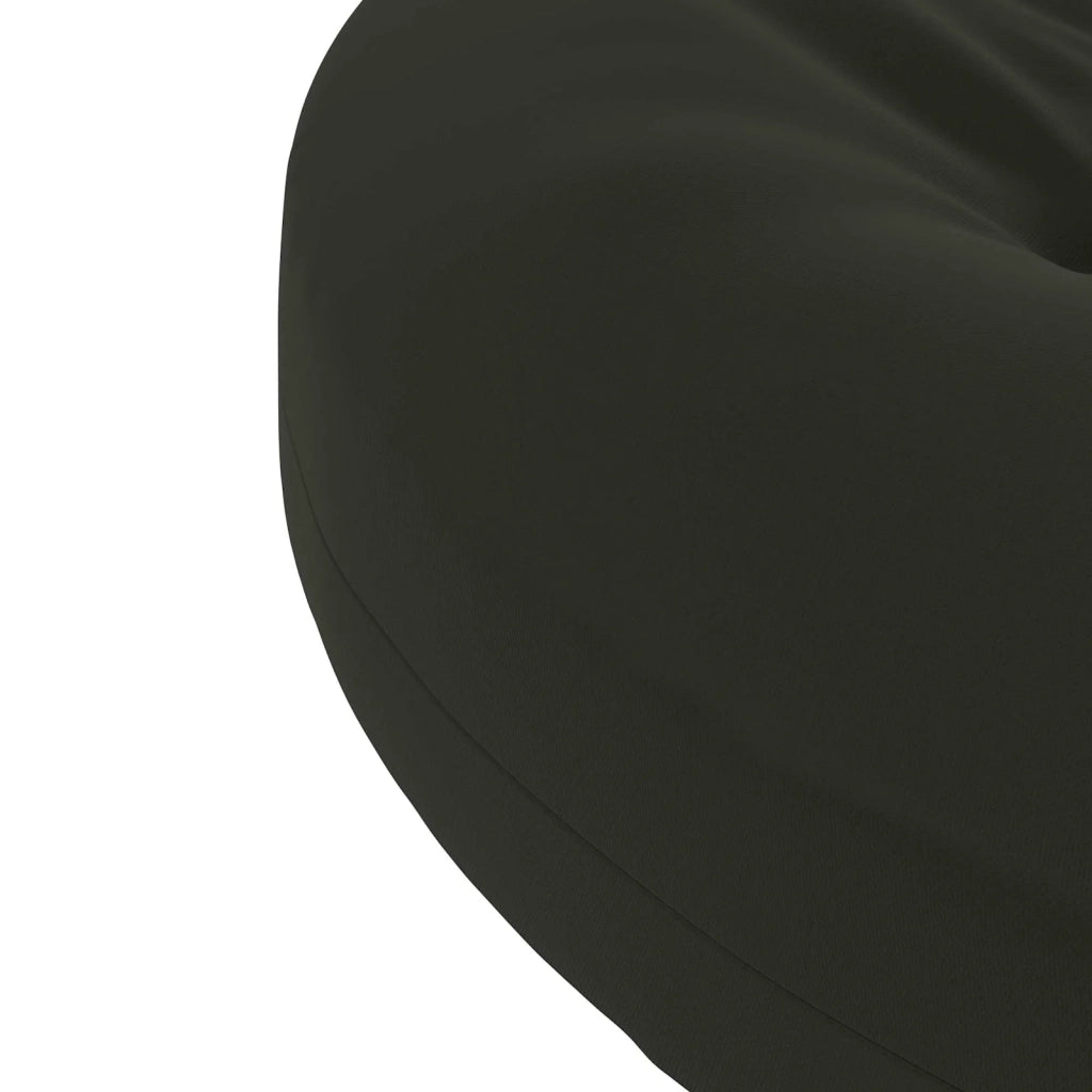 Cuscini per Sedia in 4 Pezzi 4 pz 100% Poliestere Nero 945296