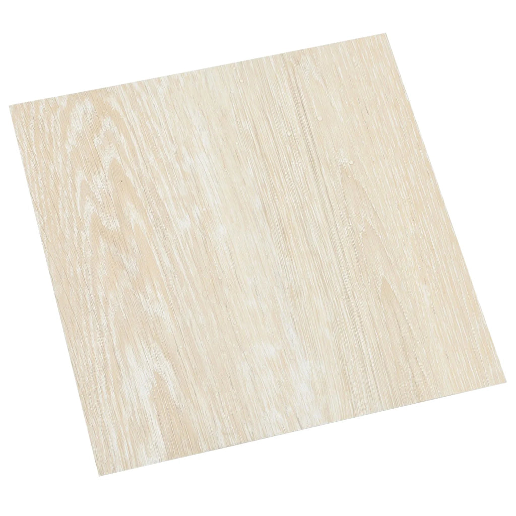 Tavole per Pavimenti 5,11 m² 55 pcs PVC Bianco e Beige 42046326