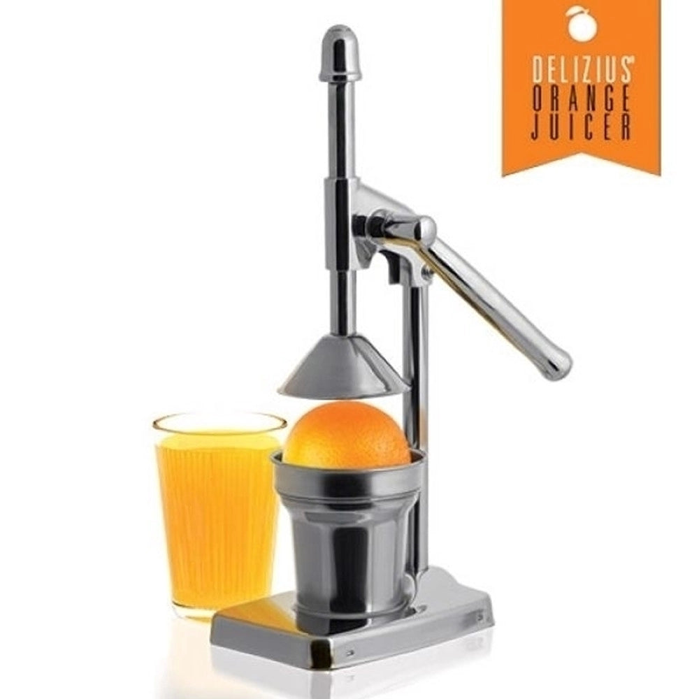 Trade Shop - Spremiagrumi Manuale Con Leva A Pressione Acciao Inossidabile Bar Chiosco -