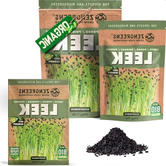 Semi di prezzemolo biologici - Scelta tra 10g, 200g e 500g - Più del 97% di germinazione - Micro verdure