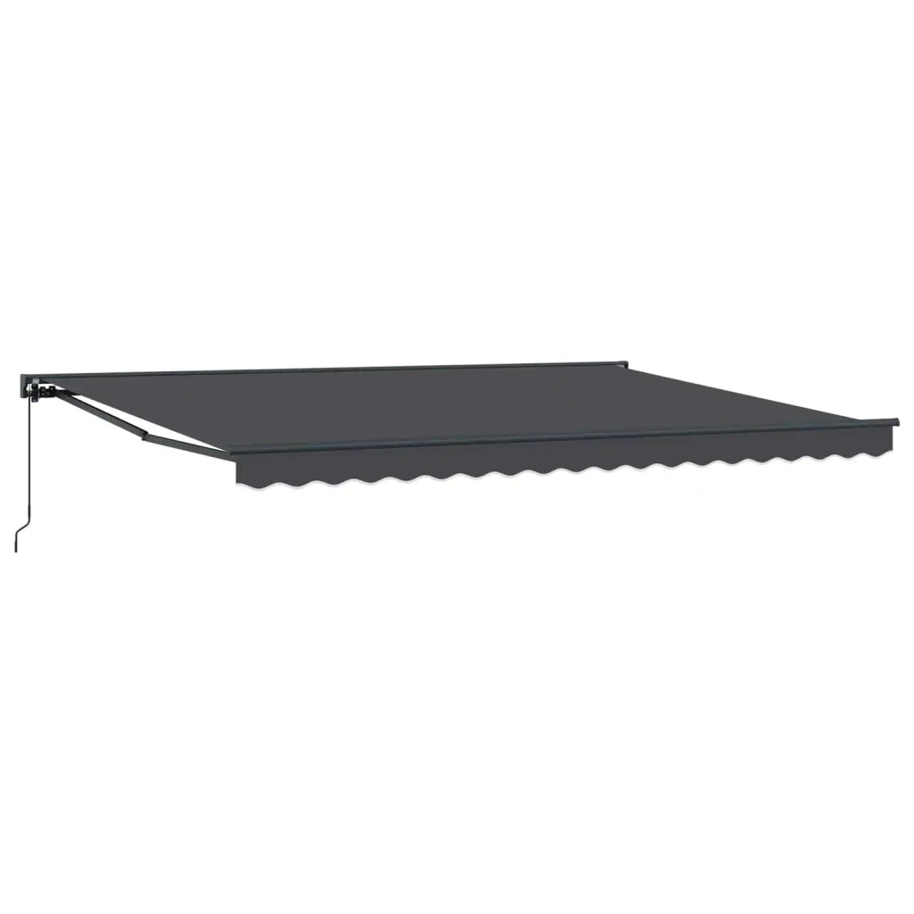 Tenda retrattile manuale Antracite 5 × 3,5 m 3420480