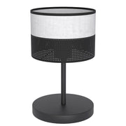 Lampada da tavolo KARBON traforata nera 1xE27 Emibig