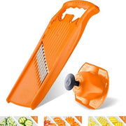 Slicer per verdure e patate con protezione per le dita - Taglia verdure e patate a strisce ondulate