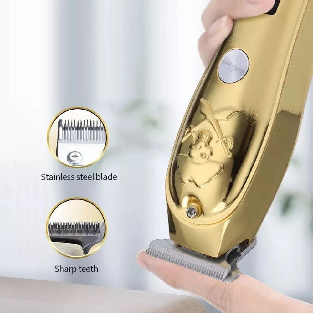 Taglia capelli Tagliacapelli Rasoio elettrico regola barba 3 pettini USB Q-TF53