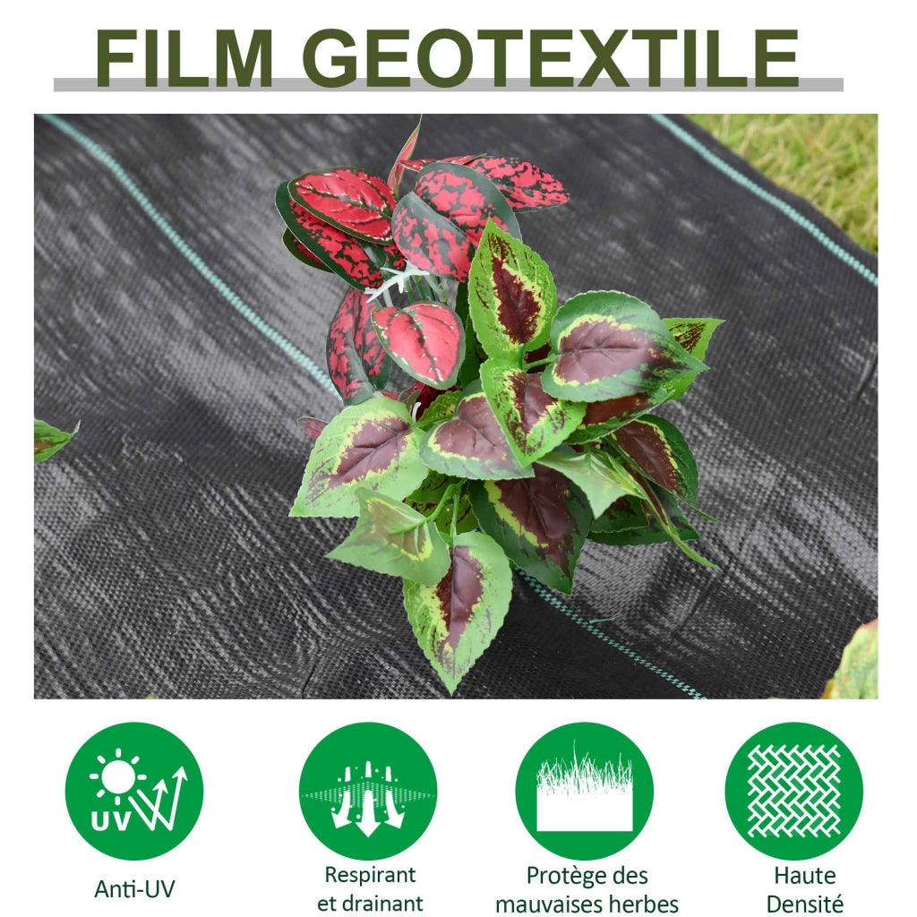 Tessuto per pacciamatura ¨C Minimal ¨C Nero 50x1 m 100 g/m2