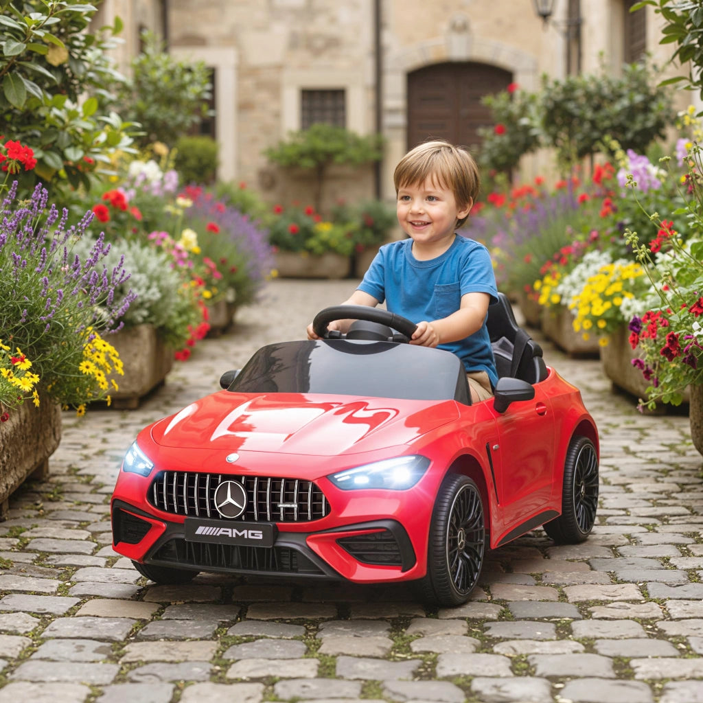 Auto Elettrica Bambini Mercedes ¨C Minimal ¨C Rosso