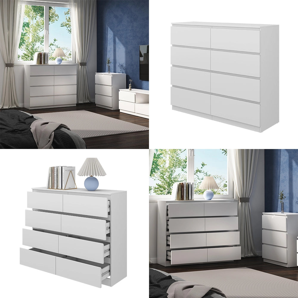 Vicco Cassettiera  Bianco 39 x 101.5 cm