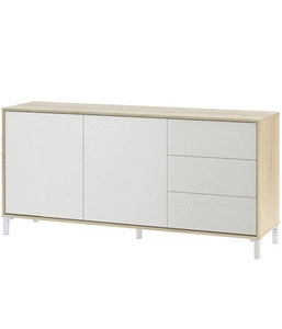 KIT CREDENZA BROOKLYN 2 ANTE + 3 CASSETTI CANADIAN/B.ARTIK- 1,0 pz