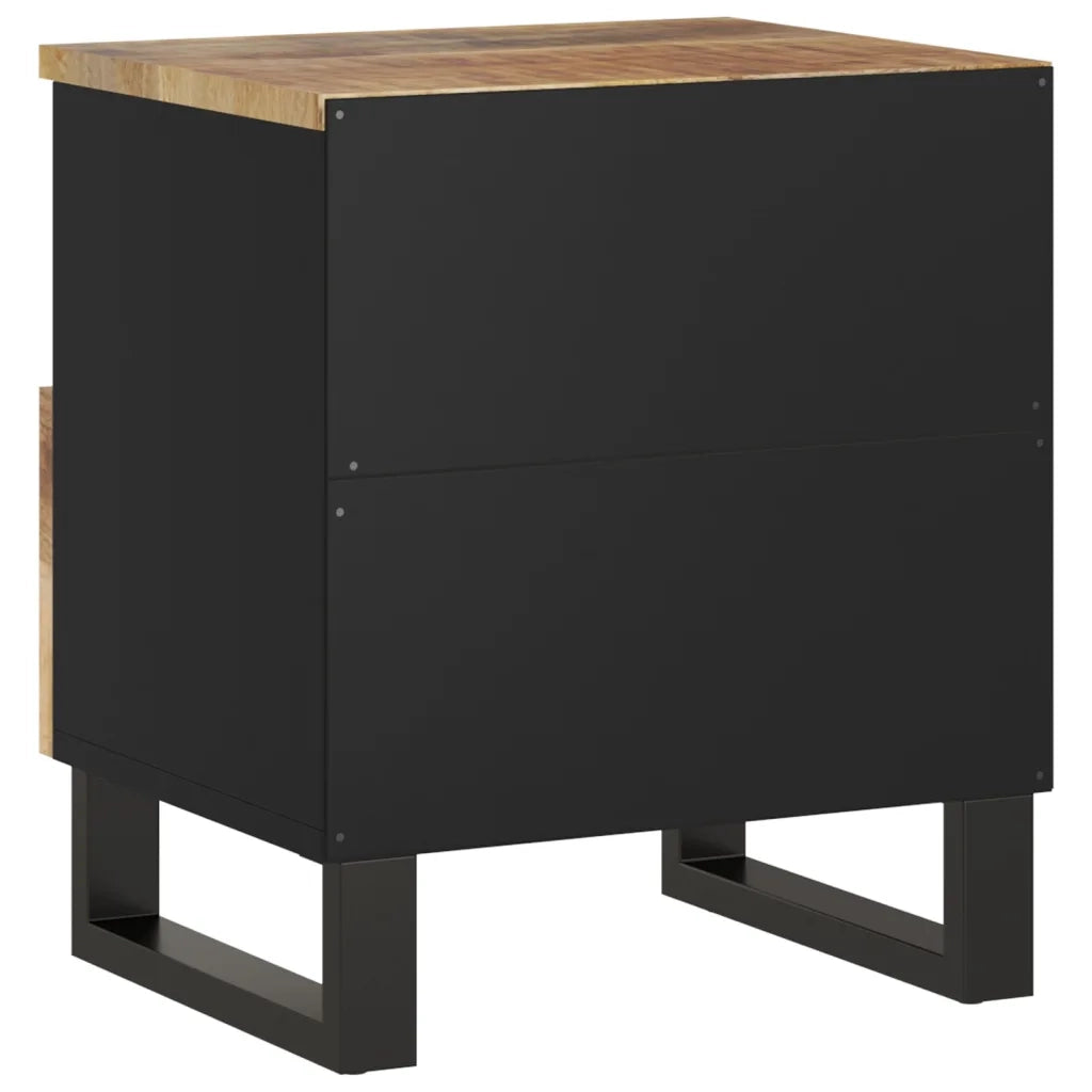 Comodino in Legno Massello di Mango e Legno Multistrato 350648