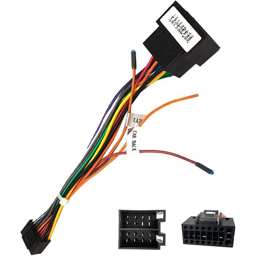 Trade Shop - Cavo Adattatore Da 16 Pin A Iso Presa Standard Autoradio Android Linee Controllo -