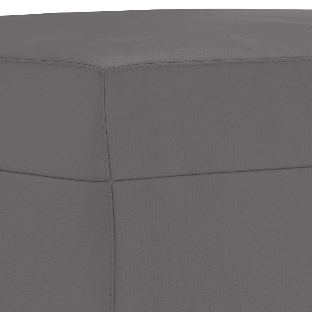 Set di Divani 3 pz con Cuscini Grigio in Similpelle 3202167
